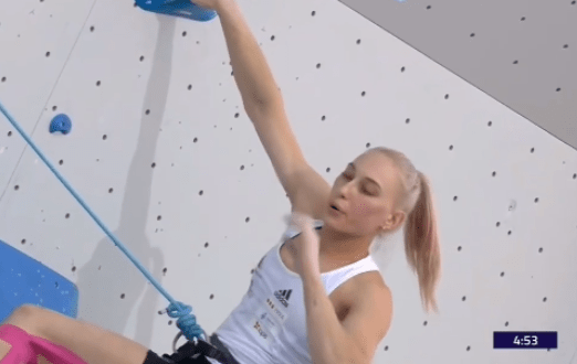 Janja Garnbret Lead Climbing Gold